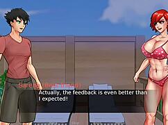 confined with sexy goddesses cap 16: brunette milf cheats fucking big cock while gaming with amiga