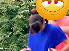 😲 hidden cam sees jeny stripped naked on street in heels!!