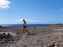 Risky Public Pissing Teen Gives Boyfriend Outdoor Camping Blowjob