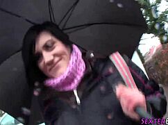 Euro Milf In Lingerie Heels Piercings Rubs Shaved Pussy Stockings HD Amateur