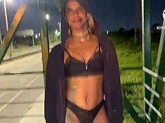 Arab wife sneaks fuck with stranger on busy highway