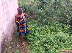 Two big Swiss cocks tease and finger big ass wife 🍆🍑 then erotic backyard pounding 👅🌳