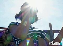 Whoa! Curvy Indian MILF's Bubble Butt and Big Tits Burst Out