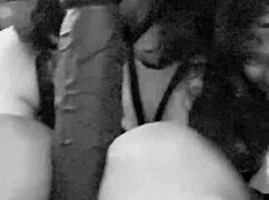 Latina slurps huge bbc dildo deepthroat sloppy closeup sucking action!