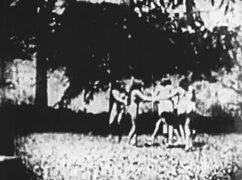 Vintage Beauty Takes Beast's Huge Cock Doggystyle Outdoors!