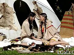 Teen muff gets licked in steamy action