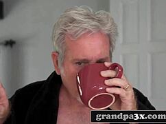 old man catches teen masturbating hard voyeur thrill subtitled