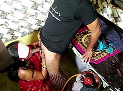 Stepbrother Fucks Tight Desi Stepsister's Kitchen Creampie After Nipple Suck