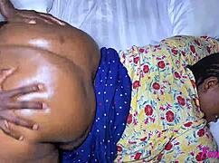 that fat ass school teacher's chubby ebony curves hug my cock so tight