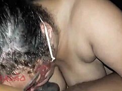 Thrusting deep into fat puta mouth and unloading cum