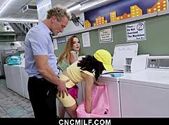 hey, that laundromat milf lets him fuck anytime - cncmilf