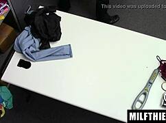 yo check this hot milf lisey sweet caught stealing lingerie then riding burglar cowgirl