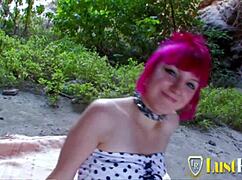 whoa alternative lolee punk gets her holes wrecked doggystyle and cowgirl