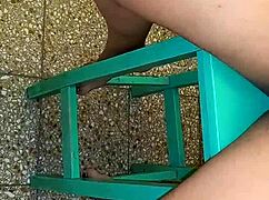 hey transexual sucks my cock then i fuck her tight ass closeup in kitchen