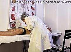 nurse exam makes patient cock hard she deepthroats brazilian