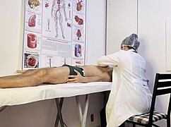 nurse exam makes patient cock hard she deepthroats brazilian