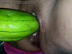 Her creamy pussy overflows during multiple rough teen orgasms