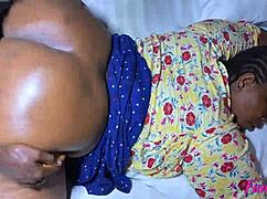 that fat ass school teacher's chubby ebony curves hug my cock so tight