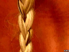 imagine this bound oiled blonde gagging on dildo while hogtied pussy vibrated rough