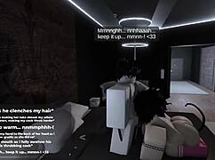 cutest roblox slut plays sexy games to please you