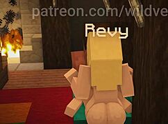 i love this minecraft threesome with cowgirl riding and doggystyle fun