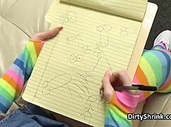 redhead teen nympho fixates on cocks during hospital therapy session