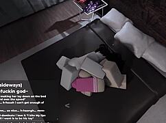 cutest roblox slut plays sexy games to please you