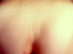 naughty brunette babe bent over for close up ass tease and ride