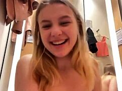 Ever wonder how it feels to masturbate publicly for the first time up close?