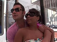 watch nacho vidal stretch hairy brazilian pussy with monster cock