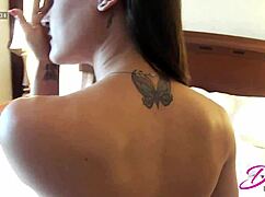 Brunette Model Olivia Wilder Teases Asshole Clit in Thong Dress