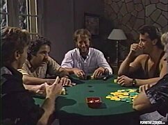 Domonique Simone Handles Randy West, Steve Drake, Ron Jeremy, Derek Lane in Poker Bang!