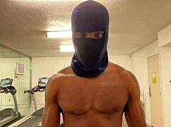 athletic bodybuilder flexes biceps to hoist ladies during outdoor workouts