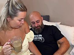 busty stepdaughter spreads legs for stepdaddy's monster cock in her tight pussy when mommy's gone whoops meant alone