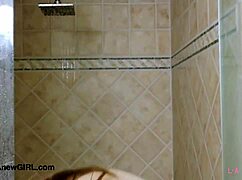 Tall Brunette Model Strips Down for Steamy Casting Shower Interview