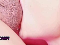 wanna watch her wet latina lips wrap my cock up close?