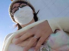 A Married Japanese Bride Masturbates Outdoors with Big Tits Exposed Full Movie