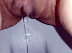 mature milf squirts big pussy orgasm toilet solo tease