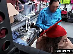 shoplifter selina bentz hints at steamy skills beyond her teachers for the officer