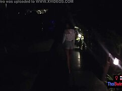 THAI TEEN GF's AMAZING HANDJOB on MONSTER COCK after date night