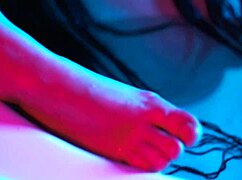 Lesbian Foot Worship Threesome Soaks Bathtub in Lust