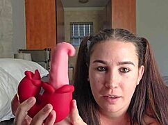 bbw shows off her huge clit and fat pussy unboxing toys for wet orgasm play?
