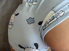 Latina Brunette Stepsister Wakes to Fingering Big Shaved Ass and Pussy Fuck