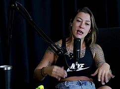 check out damiana's naughty interview full of slutty talk with vovô moai on porn cast brazil part 4 sheer red lingerie