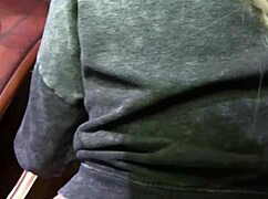 Blonde housewife slut begs for doggystyle cum on ass closeup