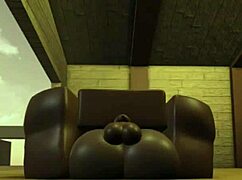 fat ass black bitch hops on that bbc during the wild train ride