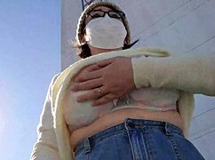 A Married Japanese Bride Masturbates Outdoors with Big Tits Exposed Full Movie