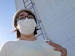 A Married Japanese Bride Masturbates Outdoors with Big Tits Exposed Full Movie