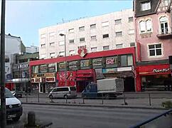 whoa, hamburg's redlight districts explode with german tourist thrills!