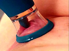 Real tongue vibe licks my clit till squirting wet pussy explosion